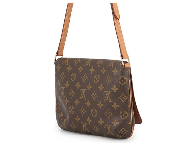 Louis Vuitton Monogram Musette Tango Short Shoulder Bag Marrone - vista 2