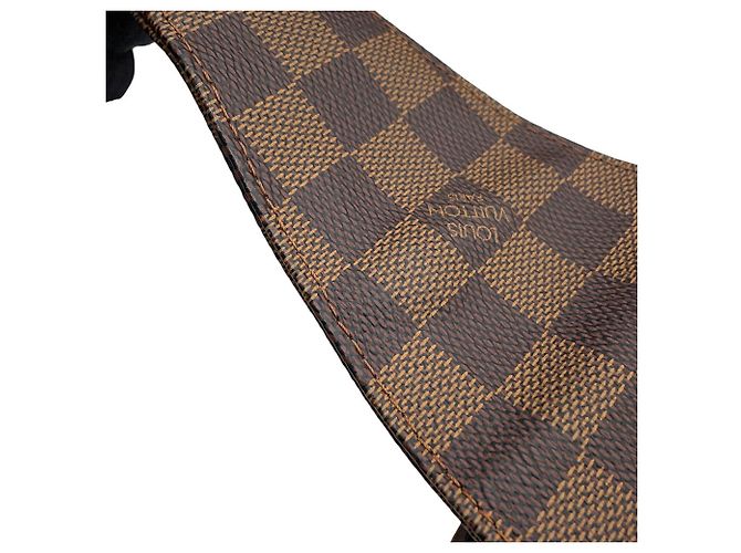 Borsa a tracolla Louis Vuitton Damier Ebene Marrone - vista 13