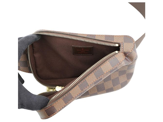 Borsa a tracolla Louis Vuitton Damier Ebene Marrone - vista 6