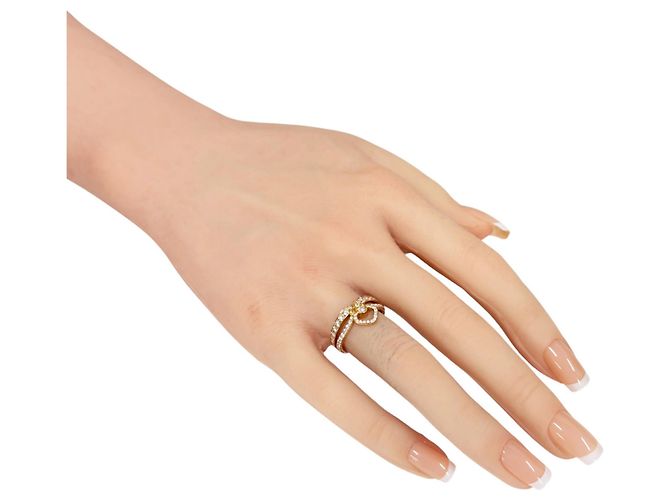 Anello Chaumet Josephine Eclat Floral D'oro - vista 2