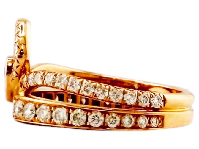 Anello Chaumet Josephine Eclat Floral D'oro - vista 4