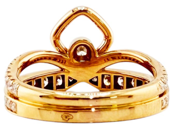 Anello Chaumet Josephine Eclat Floral D'oro - vista 5