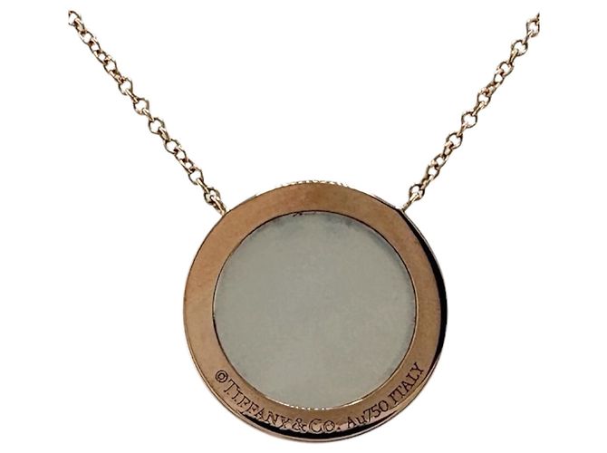 Autre Marque Collar Tiffany & Co. T Circle Dorado - vista 3