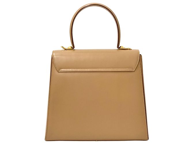 Gancini Borsa in pelle beige Salvatore Ferragamo - vista 2
