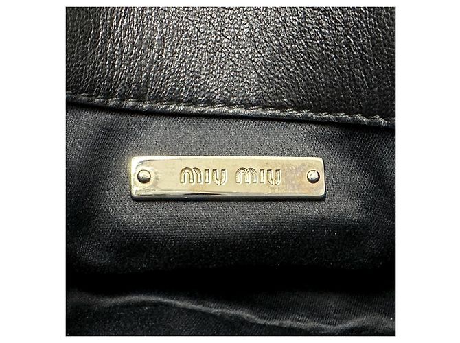 Borsa a tracolla Miu Miu in pelle nera Nero - vista 6