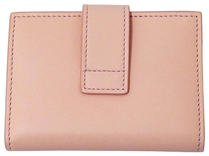 Tarjetero de piel rosa Salvatore Ferragamo - vista 2