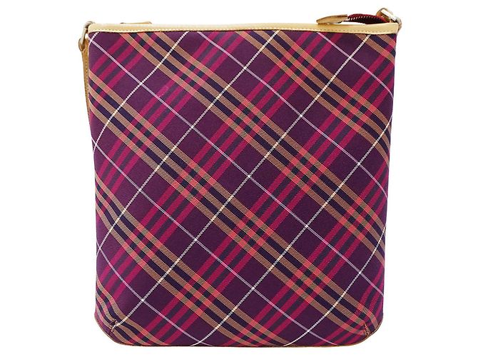 Borsa in nylon Burberry Blue Label Beige Porpora - vista 2