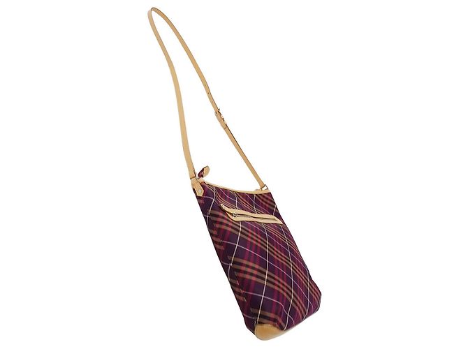 Borsa in nylon Burberry Blue Label Beige Porpora - vista 4