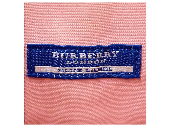 Borsa in nylon Burberry Blue Label Beige Porpora - vista 6