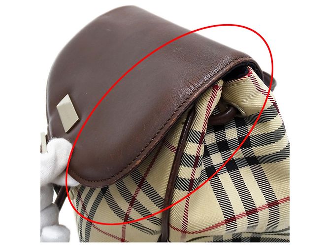 Zaino Mini Burberry Marrone - vista 11