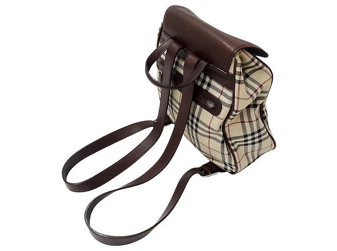 Zaino Mini Burberry Marrone - vista 4