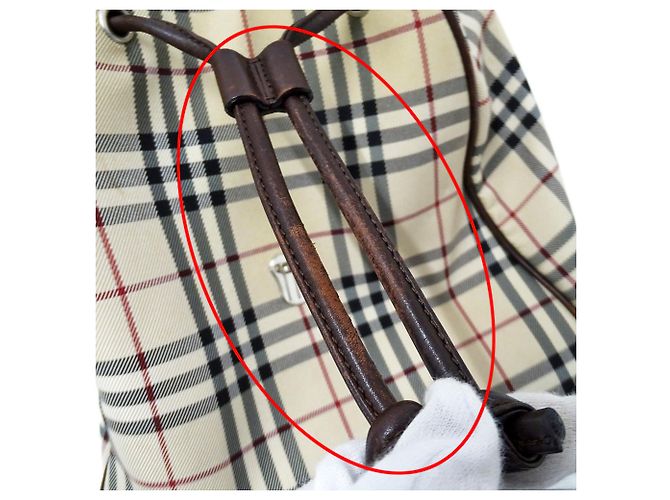 Zaino Mini Burberry Marrone - vista 8