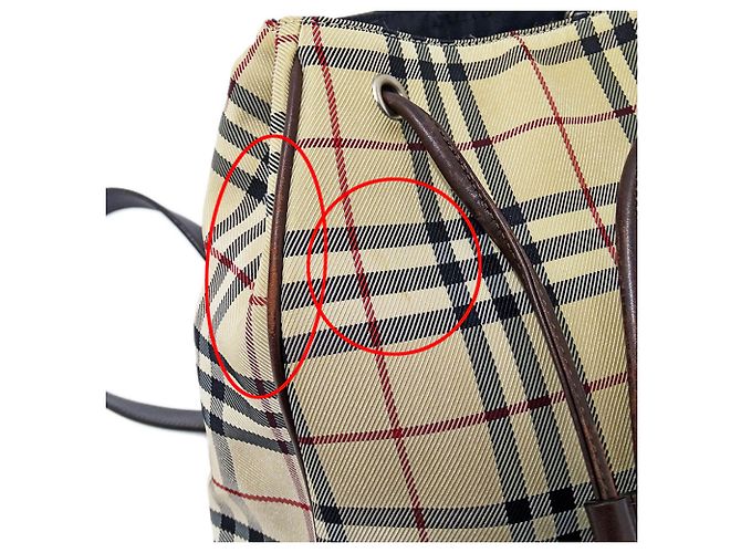 Zaino Mini Burberry Marrone - vista 9