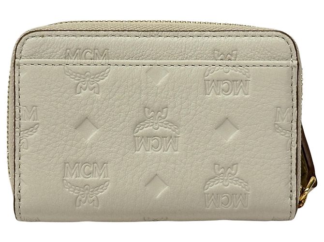 MCM Leather Business Card Case White - view 2