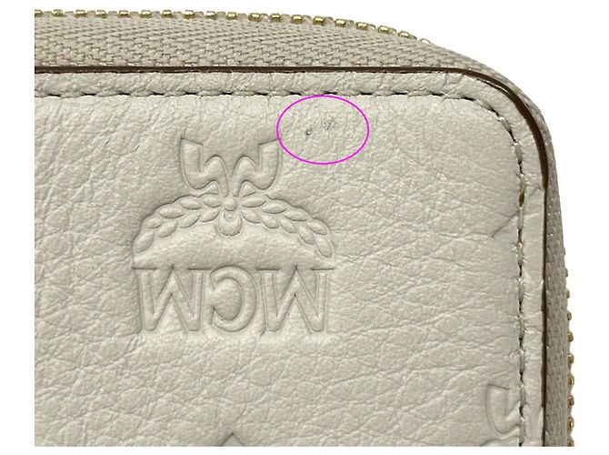 MCM Leather Business Card Case White - view 7