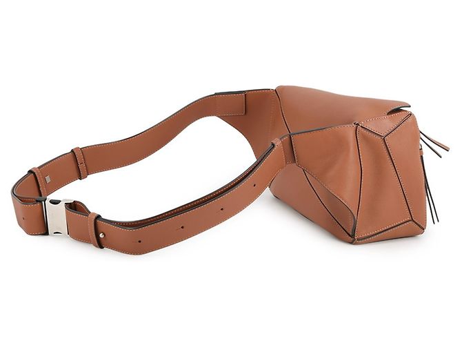 Sac à main Loewe Puzzle Bum Small Marron - vue 2