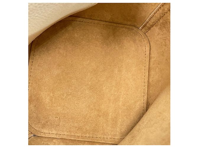 Loewe Pebble Baguette Mini Lederhandtasche Weiß - Ansicht 10