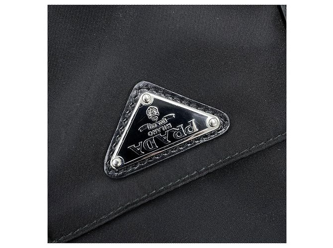 Prada Triangle Tote Bag Schwarz - Ansicht 10