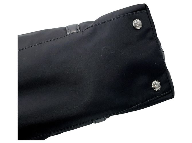 Prada Triangle Tote Bag Schwarz - Ansicht 8