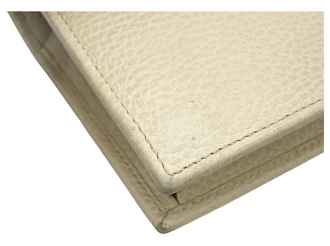 Cartera con cadena Gucci de piel con G entrelazadas Crudo - vista 7