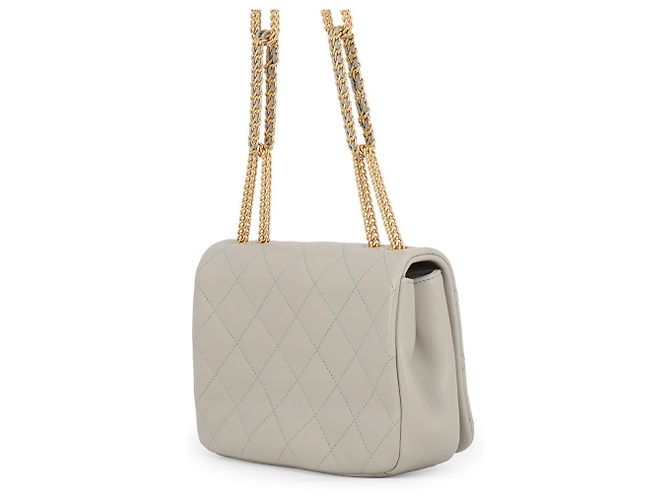 Borsa a tracolla Chanel Matelassé in pelle d'agnello Marrone - vista 2