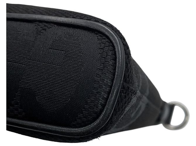 Borsa a tracolla Gucci Jumbo GG Canvas Nero - vista 12