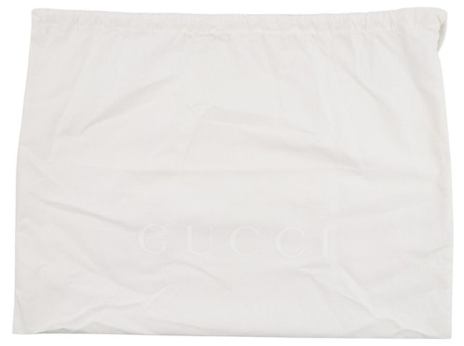 Gucci Jumbo GG Handtasche aus geprägtem Leder Blau - Ansicht 13