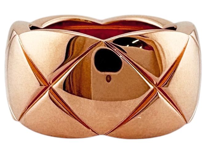 Bague Large Chanel Coco Crush Doré - vue 4