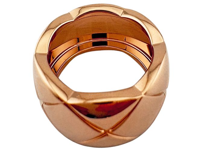 Bague Large Chanel Coco Crush Doré - vue 5