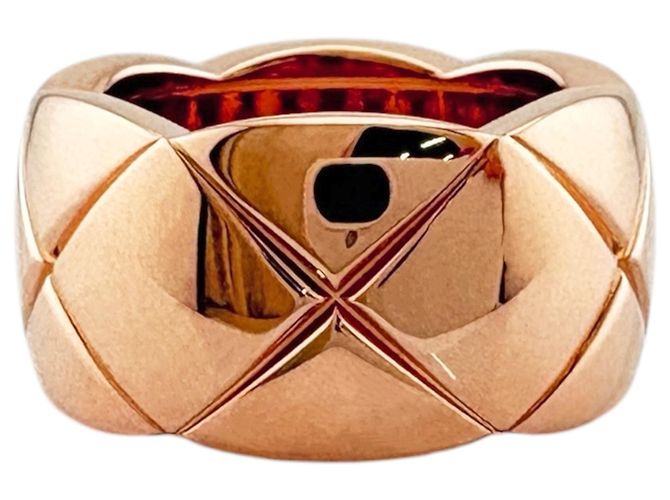 Bague Large Chanel Coco Crush Doré - vue 6