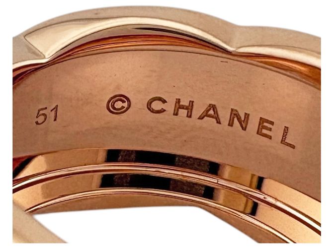 Bague Large Chanel Coco Crush Doré - vue 7