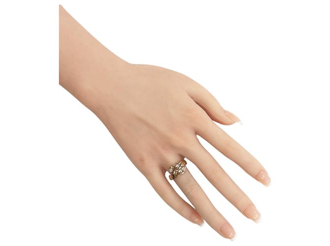 Bague Chanel Coco Crush Diamants Doré - vue 2