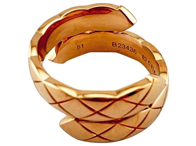 Bague Chanel Coco Crush Diamants Doré - vue 5