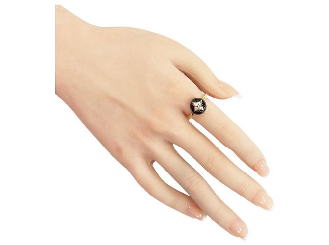 Louis Vuitton Bague B Blossom Ring Negro Multicolor Dorado - vista 2