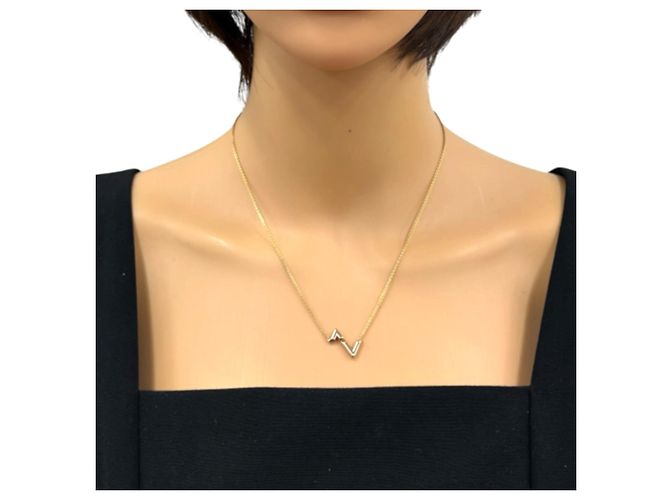 Collana Louis Vuitton Vault Upside Down D'oro - vista 2