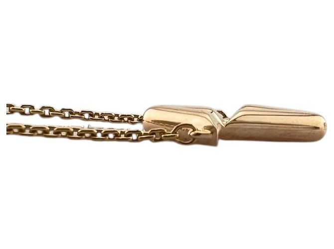 Collana Louis Vuitton Vault Upside Down D'oro - vista 4