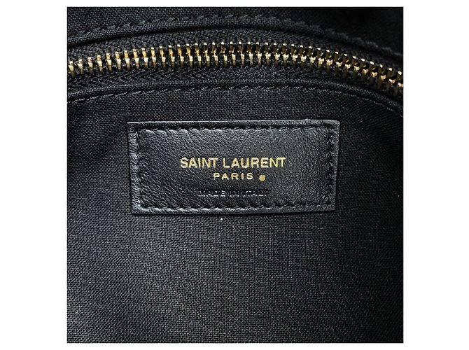 Borsa a tracolla Yves Saint Laurent Le Raffia Beige - vista 13