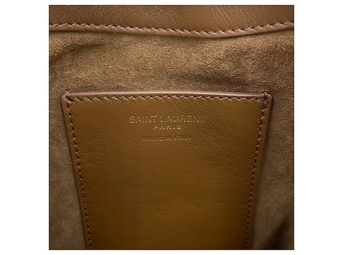 Borsa a tracolla Yves Saint Laurent Saint Laurent Paris Marrone - vista 13