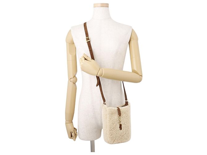 Borsa a tracolla Yves Saint Laurent Saint Laurent Paris Marrone - vista 4