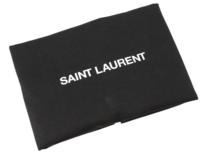 Borsa a tracolla con catena Yves Saint Laurent Paris Marrone - vista 14