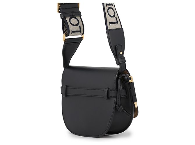 Gate Borsa a tracolla Loewe in pelle nera Nero - vista 2