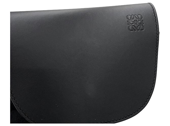Gate Borsa a tracolla Loewe in pelle nera Nero - vista 6