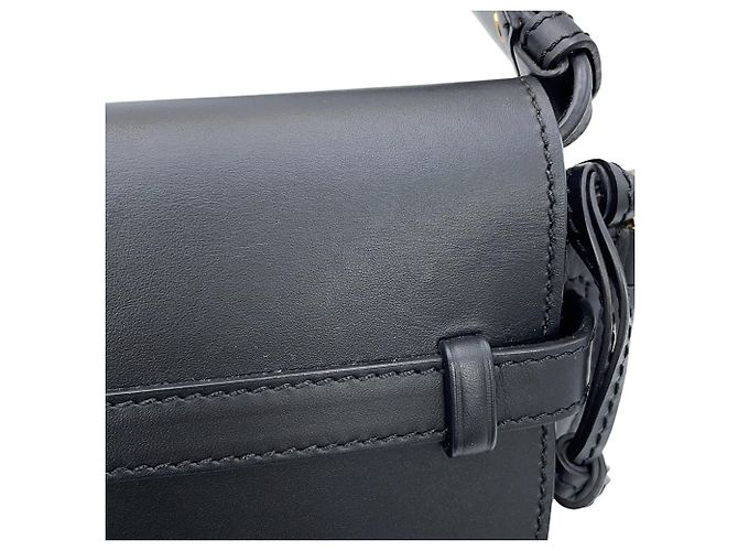Gate Borsa a tracolla Loewe in pelle nera Nero - vista 7