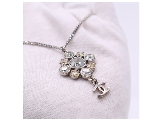 Collar Chanel Coco Mark con pedrería Dorado - vista 11