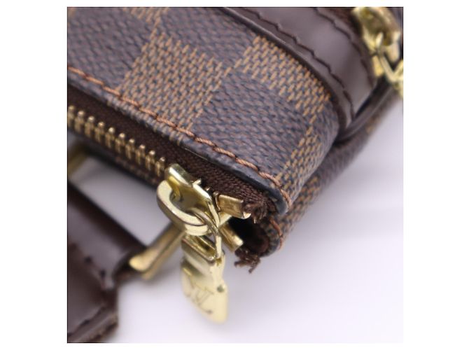 Louis Vuitton Damier Pochette Bosphore Schultertasche Braun Beige - Ansicht 13