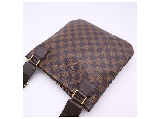 Louis Vuitton Damier Pochette Bosphore Schultertasche Braun Beige - Ansicht 2