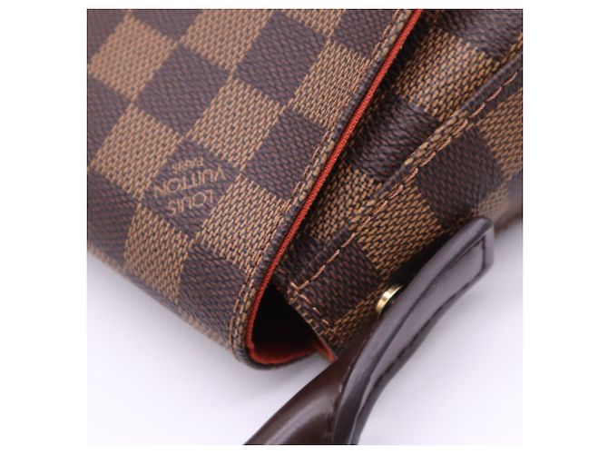 Louis Vuitton Damier Mini Looping Handtasche Braun Rot Beige - Ansicht 11
