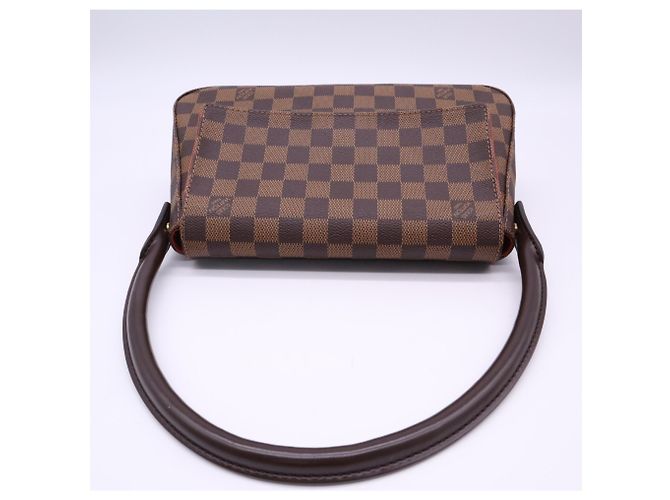 Louis Vuitton Damier Mini Looping Handtasche Braun Rot Beige - Ansicht 8