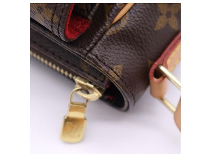 Borsa a tracolla Louis Vuitton Monogram Viva Cite PM Marrone Beige - vista 11