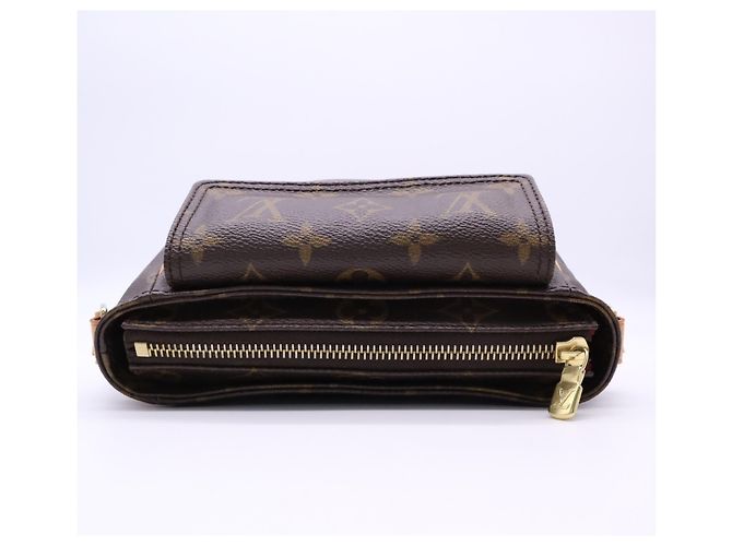 Borsa a tracolla Louis Vuitton Monogram Viva Cite PM Marrone Beige - vista 8